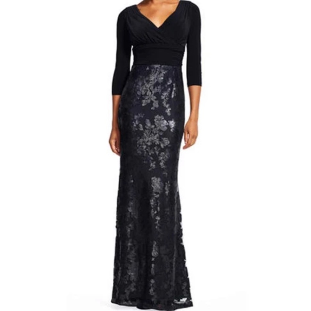 Adrianna Papell Sequin Gown